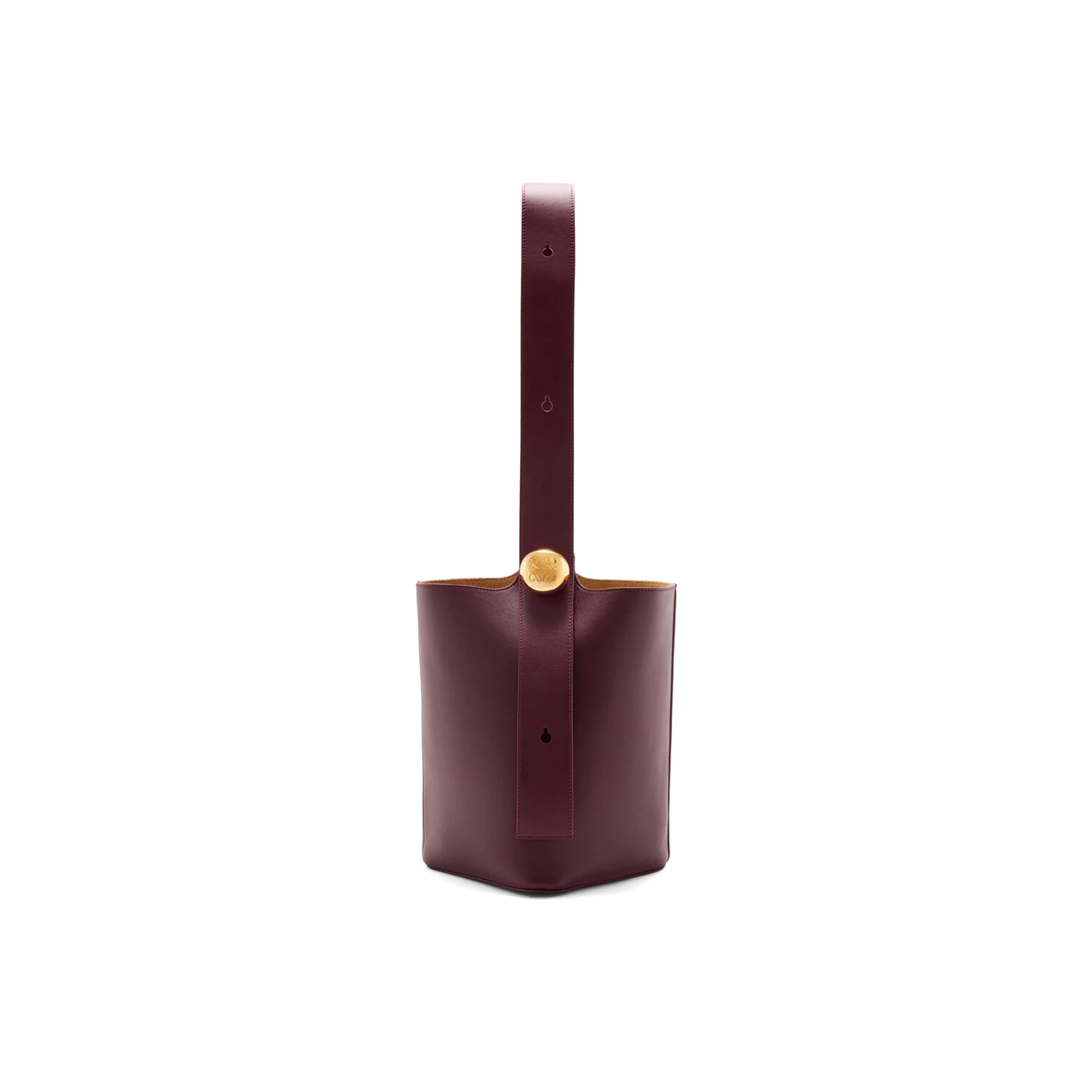 LOEWE MEDIUM PEBBLE BUCKET IN SMOOTH CALFSKIN AANBBBWX01 (28*24.5*23.5cm)